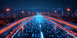 © Vertigo Images - Abstract background of technology, global data transfer