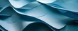 Cool Blue Abstract Waves Background