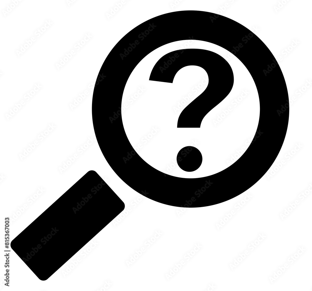 search and question mark icon png transparent background Stock ...