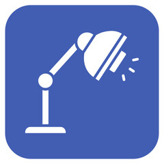 Poster - Table Lamp icon vector image. Can be used for Office.