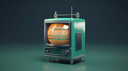 Poster - Television Icon Electronics 3d