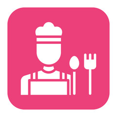 Poster - Cook icon vector image. Can be used for Cleaning and Dusting.