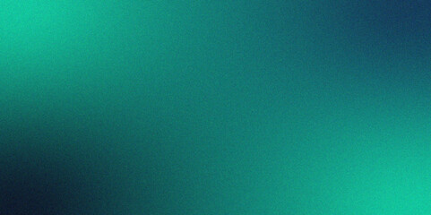 Poster - Abstract blue purple green color gradient background. Iridescent grainy grunge texture with with heavy noise and gradient. Cobalt sapphire blue color gradient blurred backdrop.