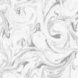 Abstract black and white psychedelic seamless marble pattern with hallucination swirls. Vector liquid monochrome acrylic texture. Flow art. Tie dye simple artistic effect.