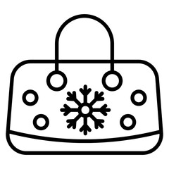 Sticker - Ice Bag vector icon. Can be used for Spa iconset.