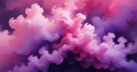 Wall Mural - g-Swirling-pink-and-purple-smoke-background