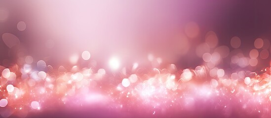 Wall Mural - a captivating abstract background with pink light bokeh creating an enchanting atmosphere perfect fo