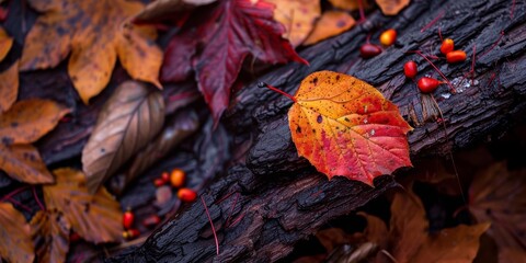 Sticker - Vibrant Autumn background