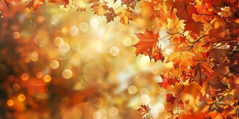 Poster - Vibrant Autumn background