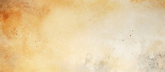 Poster - A textured beige paper background with spots providing a blank copy space image in shades of beige yellow and brown