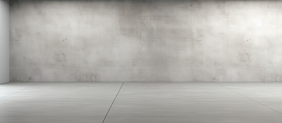 Poster - The concrete flooring provides a blank canvas for a copy space image