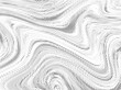 Abstract black and white psychedelic seamless marble pattern with hallucination swirls. Vector liquid monochrome acrylic texture. Flow art. Tie dye simple artistic effect.