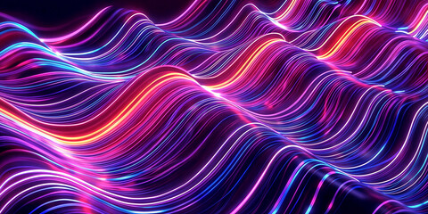 a blue fiber optic cable with a glowing blue light at the end.