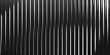 © janevasileva - 3d transparent ribbed glass background with refraction effect. Reeded glass with black and white gradient. Render of corrugated wall with overlay reflection light on dark. 3d vector background