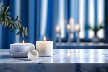 Wall Mural - candles on a table