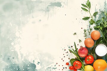 Wall Mural - nutrition food banner