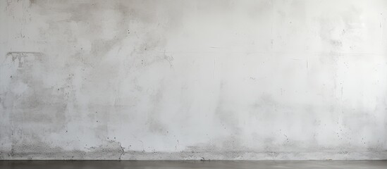 Leinwandbilder - A textured cement wall painted in white with ample space for adding images