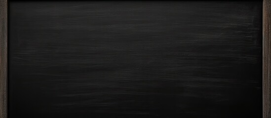 Poster - Black blank chalkboard for background. copy space available