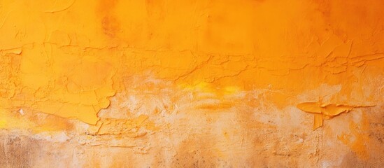 Aufkleber - Abstract colorful cement Old cracked painted yellow or orange wall with water droplets on the wall. copy space available