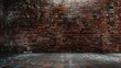 Old Red Brick Wall Background, Offering a Textured Backdrop