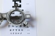 © komthong wongsangiam - close up of a trial frame glasses