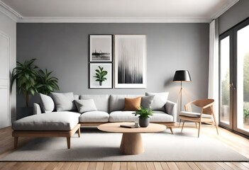 Canvas Print - living room interior