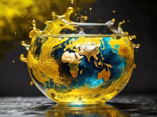 Earth in a Fishbowl: A Fragile Planet