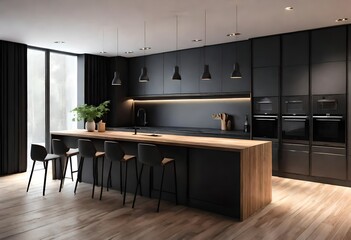 Sticker - modern kitchen interior