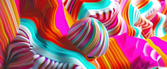  Design A Cheerful Abstract Holiday Pattern With Energetic Lines And Bright, Neon Tones, Background HD