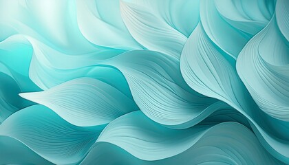 Wall Mural - abstract soft and smooth textured turquoise blue background with light color tone