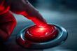 © Oksana - Finger pressing a big red button