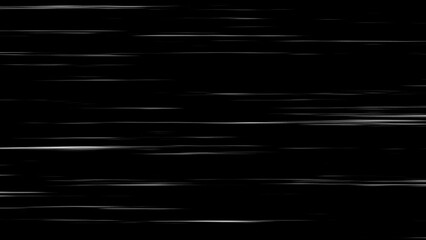 speed line animation effect overlay white on black