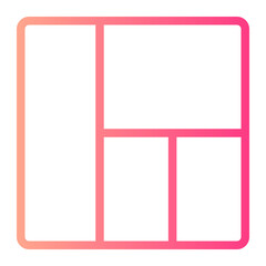 layout gradient icon