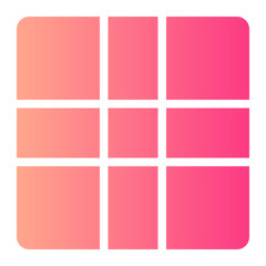 layout gradient icon