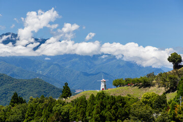 Wall Mural - Beautiful Qingjing farm in Nantou of Taiwan