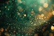 Background of an abstract blur bokeh banner Bokeh in gold. Generative Ai