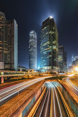 Wall Mural - Central District in Hong Kong City