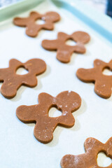Wall Mural - Chilled Gingerbread Cookies Ready for Baking