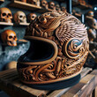 Luxury Wooden Motorcycle Helmet: A Statement of Elegance and Unparalleled Safety