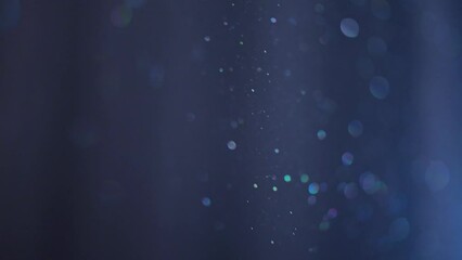 Wall Mural - falling of abstract dust particles on light as texture or background, overlay