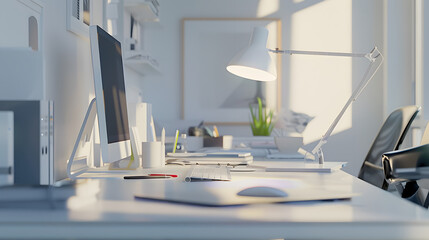 Aufkleber - Work space comfortable Modern workplace : Generative AI