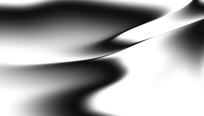 Wall Mural - Blurred transparent gradient background. Elegant black wavy line on Transparent png overlay background