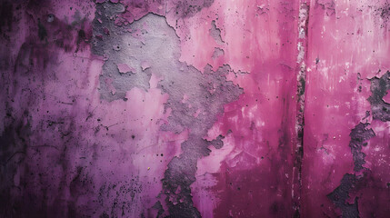 Aufkleber - Pink grunge Old wall cement abstract textured for background Empty rough  pink dark concrete wall Grunge background texture Grunge image wallpaper : Generative AI