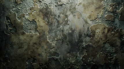 Poster - Stone grunge texture for background A dirty not perfect old wall with cracks and peeling paint : Generative AI