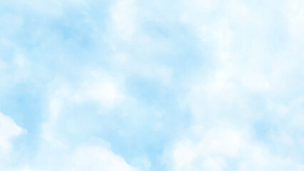 Wall Mural - blue sky and white cloud detail. summer heaven with colorful clearing sky. good weather, beautiful n