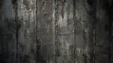 Aufkleber - Concrete wall texture background photo dark color : Generative AI