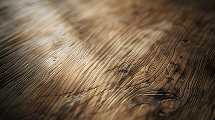 Aufkleber - wooden surface textured tabletop background : Generative AI