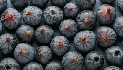 Wall Mural - Fresh ripe washed figs background 