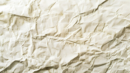 Fototapete - Grunge paper texture isolated on white : Generative AI