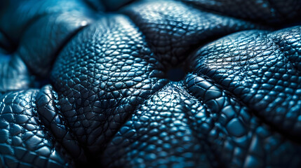 Aufkleber - Closeup detail of leather texture background : Generative AI